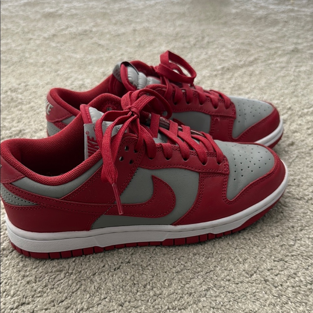 Nike Red and Gray Sneakers